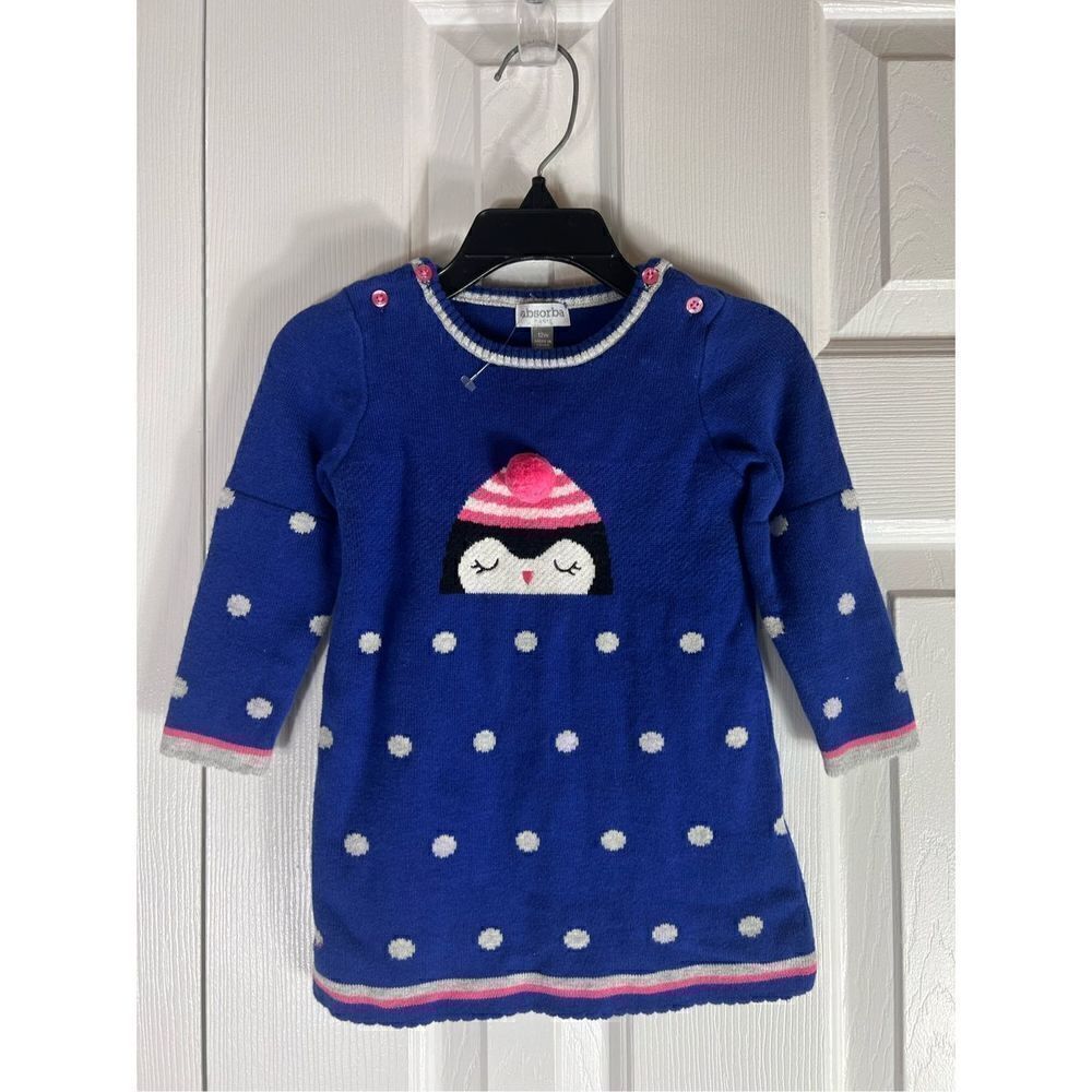 NWOT Absorba Girls Sweater Dress Size 12m